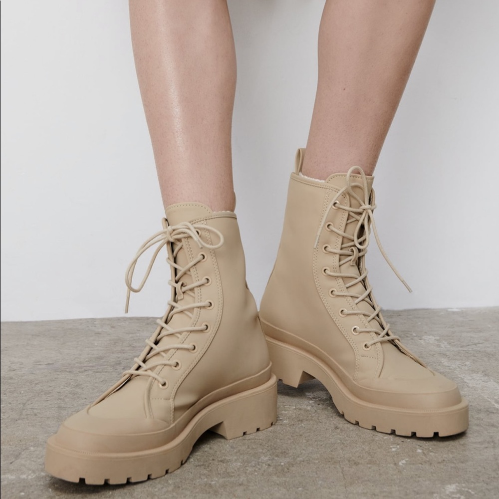 Zara combat boots